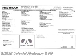 New 2021 Airstream Interstate Grand Tour EXT available in Millstone Township, New Jersey