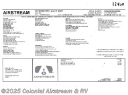 New 2021 Airstream Interstate Grand Tour EXT 4x4 available in Millstone Township, New Jersey