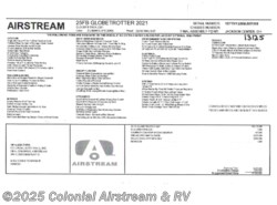 New 2021 Airstream Globetrotter 25FBT Twin available in Millstone Township, New Jersey