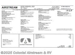 New 2021 Airstream Caravel 22FB available in Millstone Township, New Jersey
