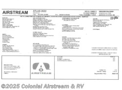 New 2022 Airstream Atlas 24MS Murphy Suite available in Millstone Township, New Jersey
