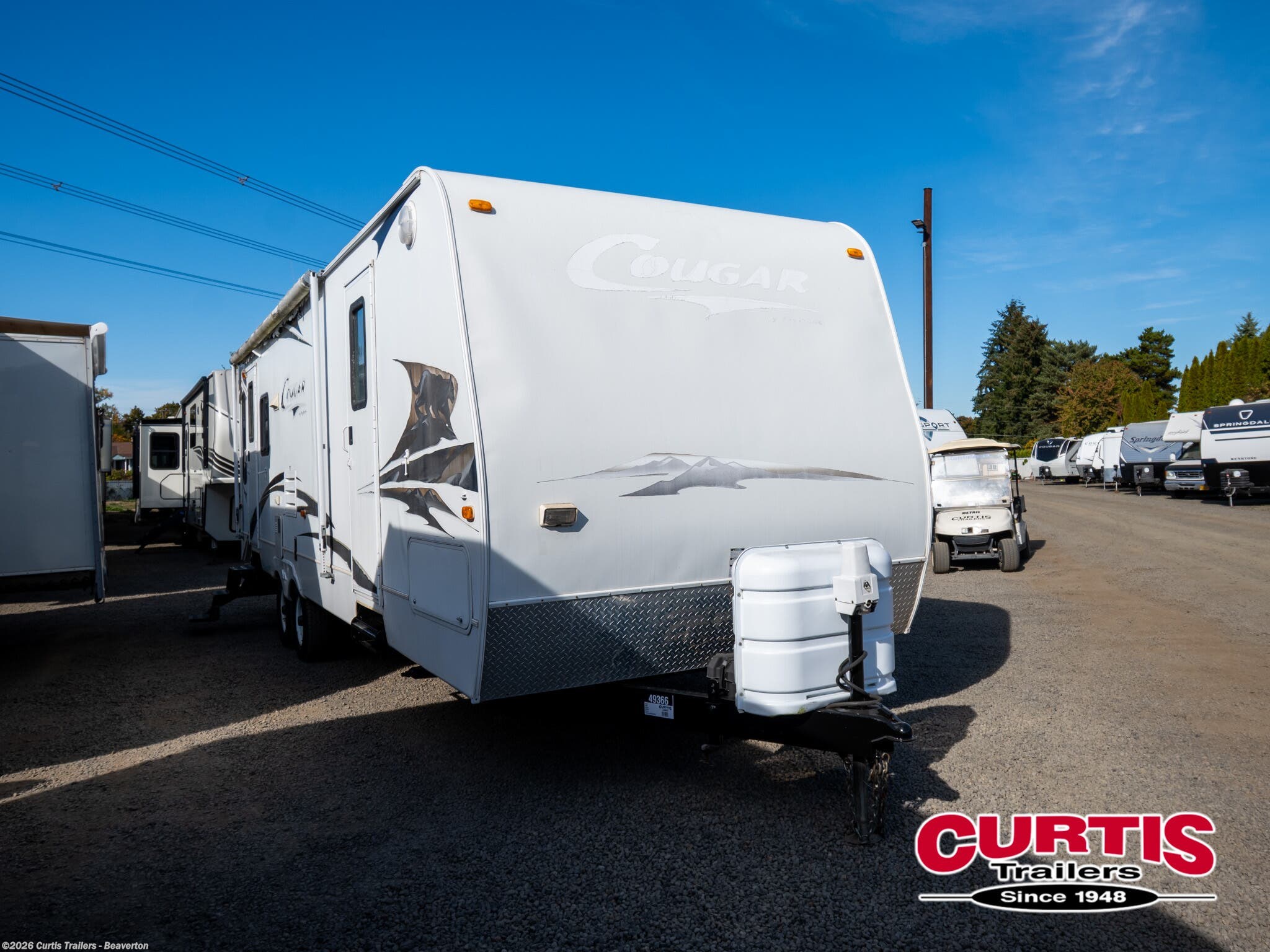 Used 2008  Keystone Cougar 294RLS by Keystone from Curtis Trailers - Beaverton in Beaverton, OR
