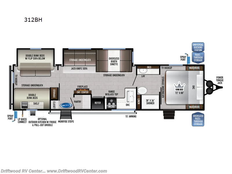 Used 2024 East to West Della Terra 312BH available in Clermont, New Jersey