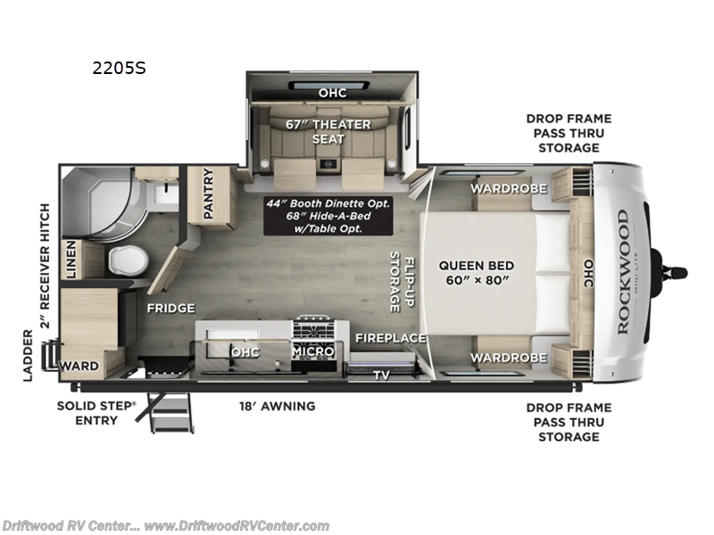 New 2026 Forest River Rockwood Mini Lite 2205S available in Clermont, New Jersey