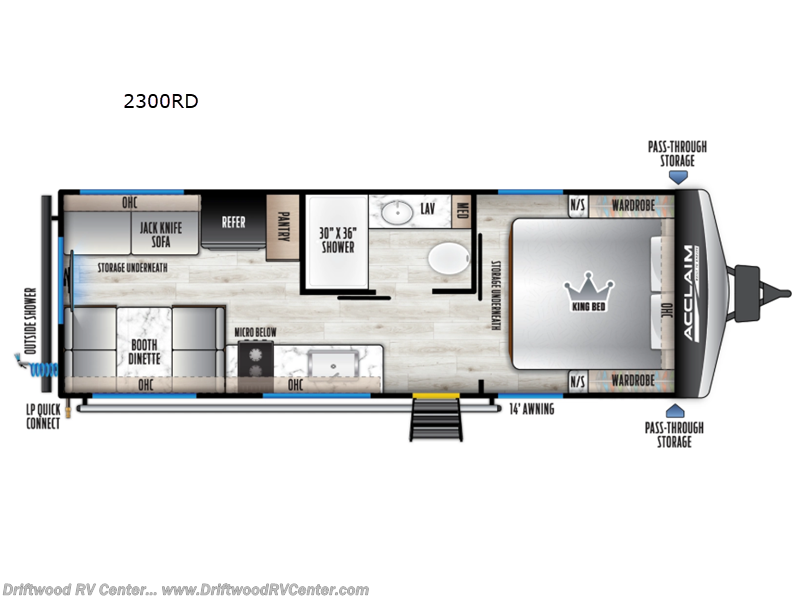 New 2026 East to West Acclaim 2300RD available in Clermont, New Jersey