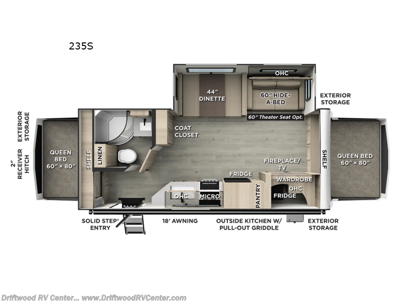 New 2026 Forest River Rockwood Roo 235S available in Clermont, New Jersey