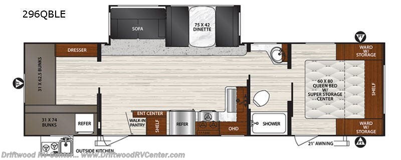 Used 2020 Forest River Surveyor 296QBLE available in Clermont, New Jersey