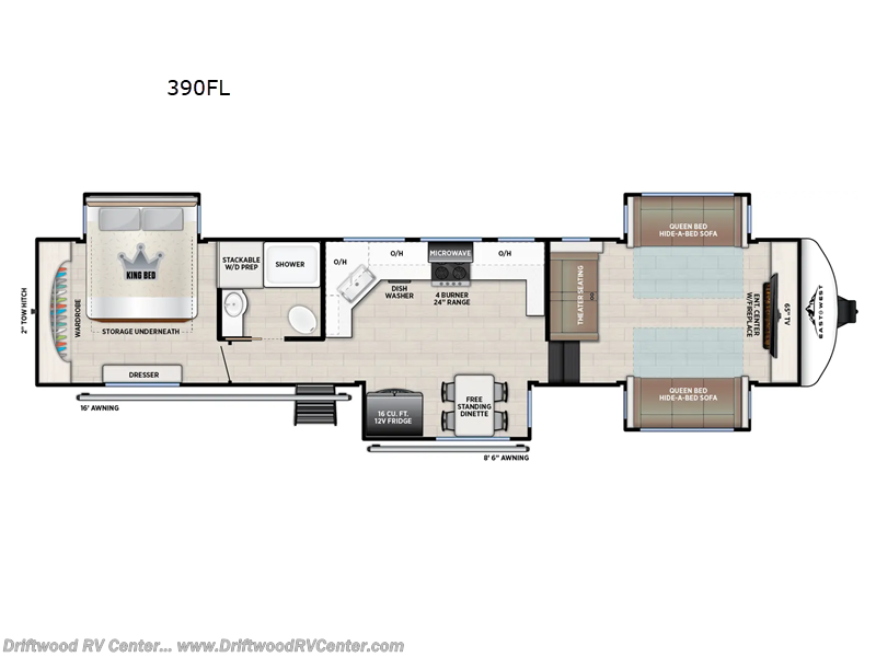 New 2026 East to West Tandara 390FL available in Clermont, New Jersey