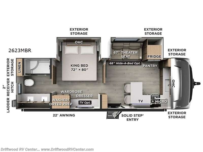 New 2027 Forest River Rockwood Ultra Lite 2623MBR available in Clermont, New Jersey