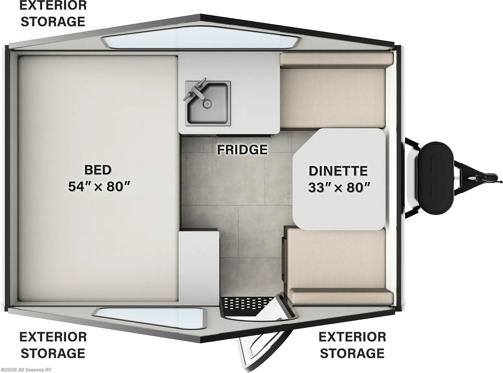 New 2026 Forest River Rockwood Hardside A101LE available in Muskegon, Michigan