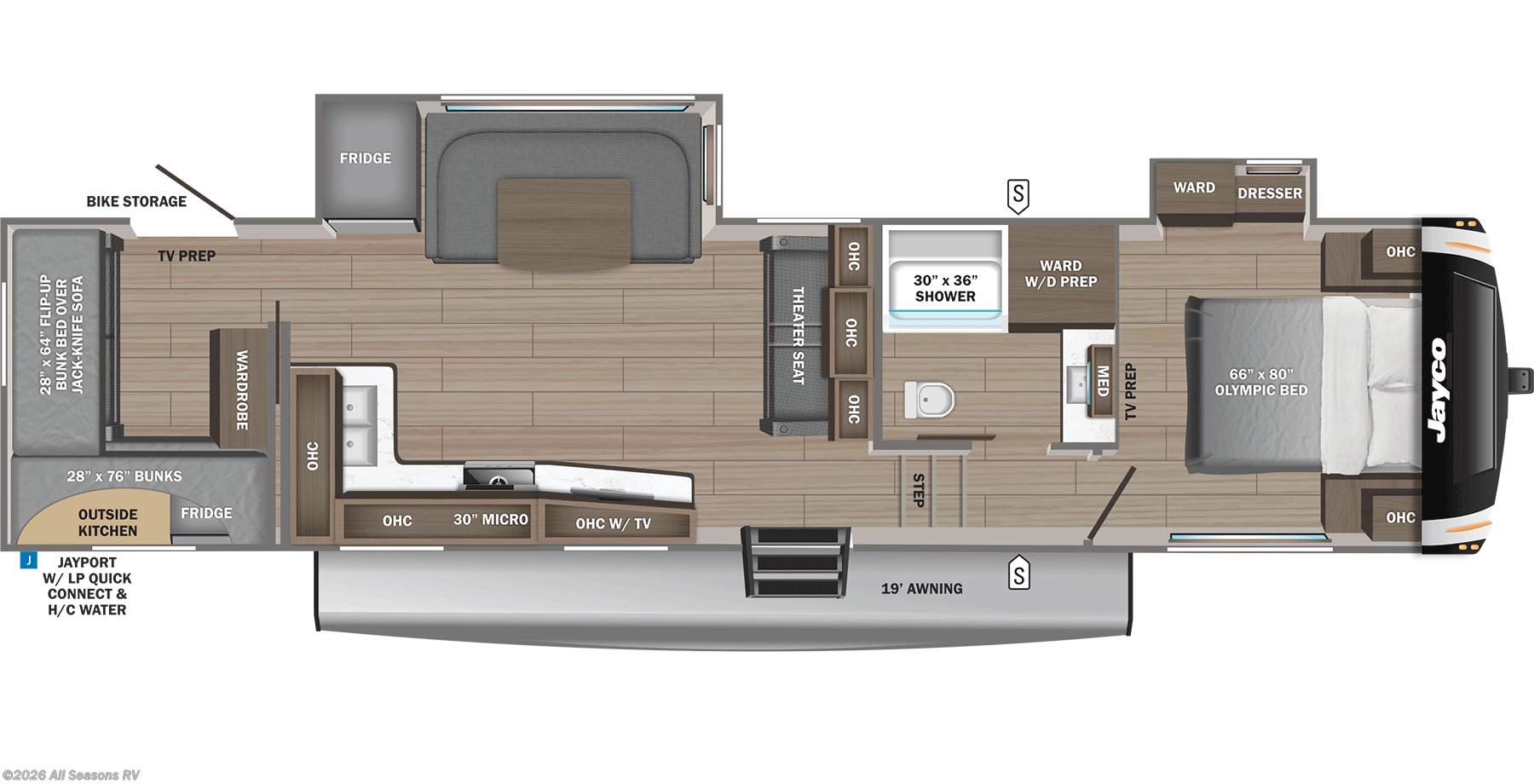 New 2026 Jayco Eagle HT 31QCD available in Muskegon, Michigan