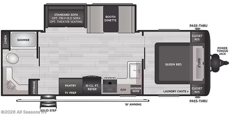 New 2025 Keystone Hideout East 24RBS available in Muskegon, Michigan