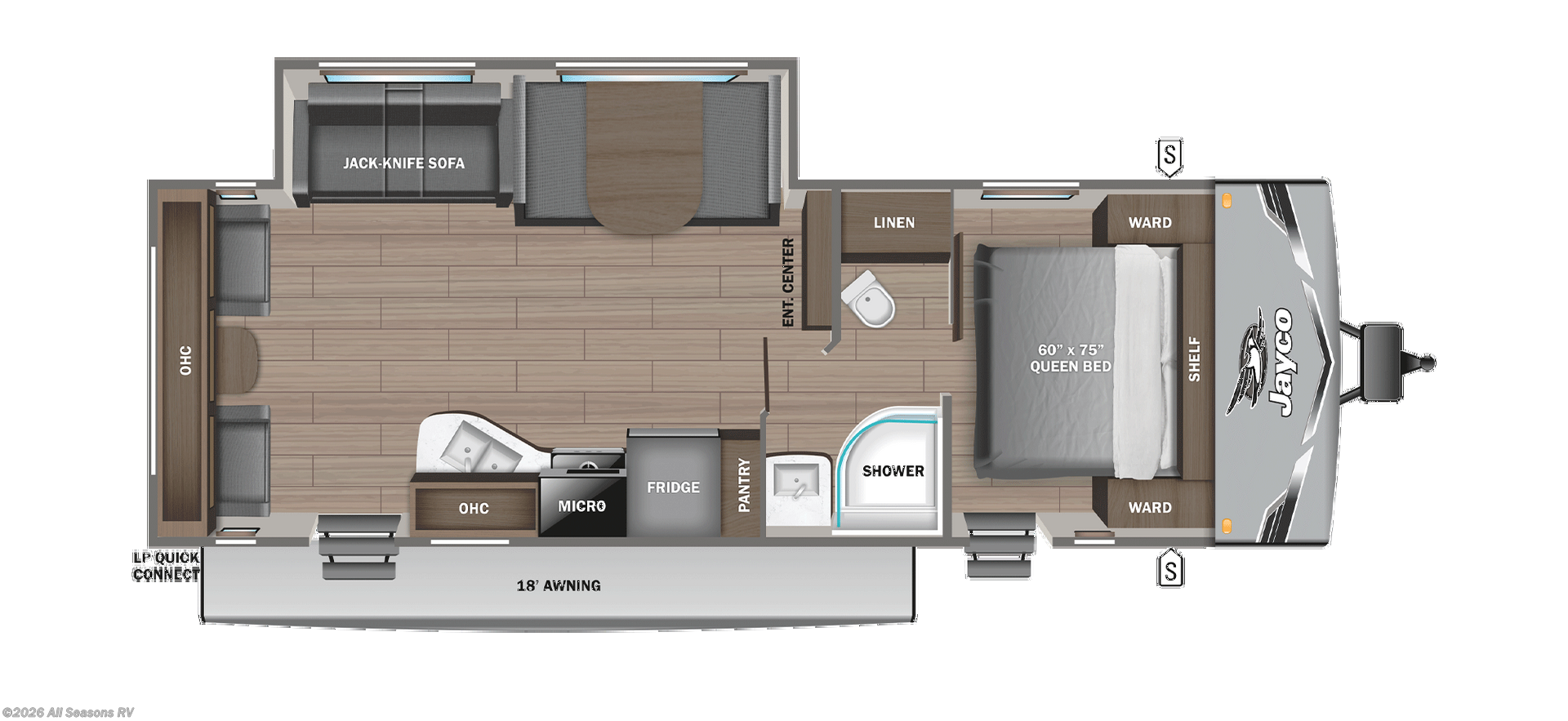 New 2026 Jayco Jay Flight SLX 262RLS available in Muskegon, Michigan