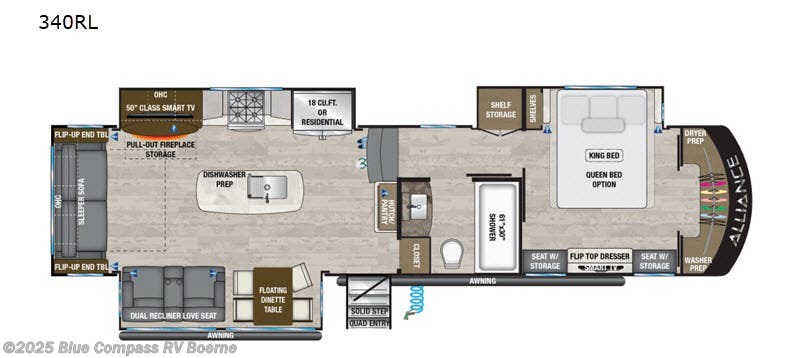 2021 Alliance RV Paradigm 340RL