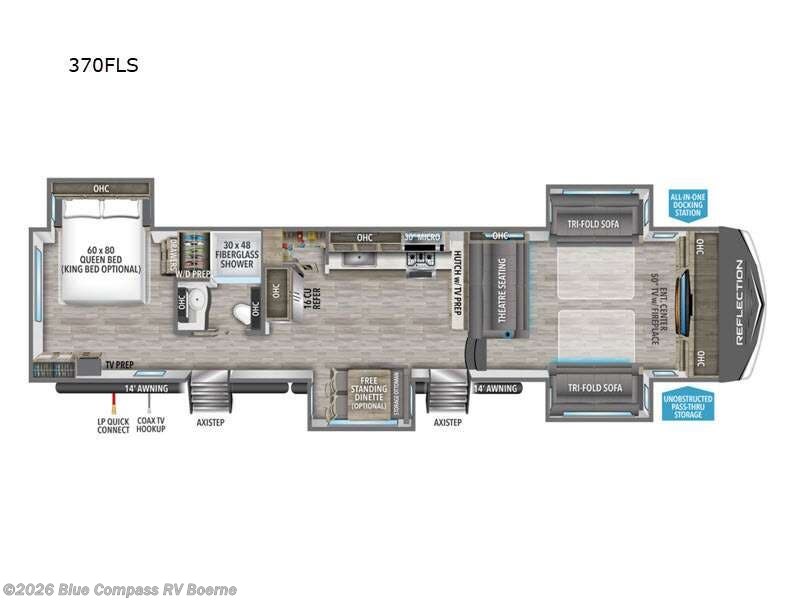 Used 2024 Grand Design Reflection 370FLS available in Boerne, Texas