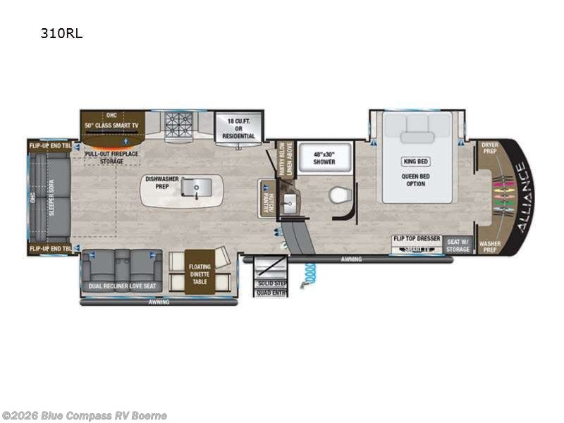 Used 2021  Alliance RV Paradigm 310RL by Alliance RV from Blue Compass RV Boerne in Boerne, TX