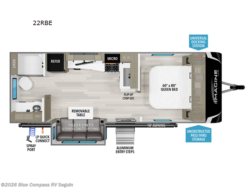 Used 2024 Grand Design Imagine XLS 22RBE available in Seguin, Texas