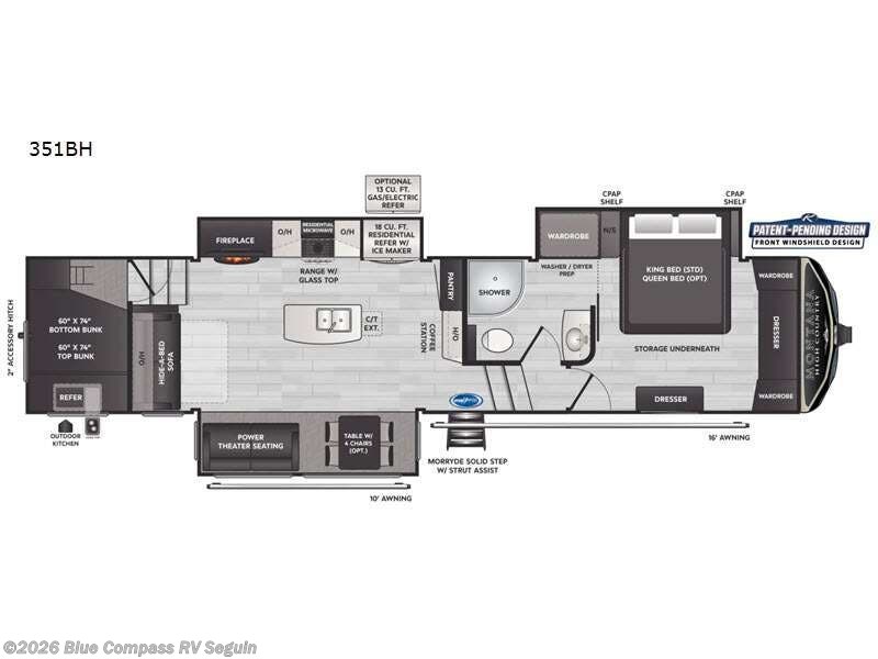 Used 2022 Keystone Montana High Country 351BH available in Seguin, Texas