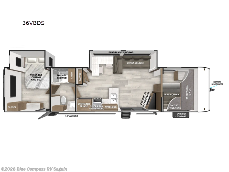 Used 2025 Forest River Salem 36VBDS available in Seguin, Texas