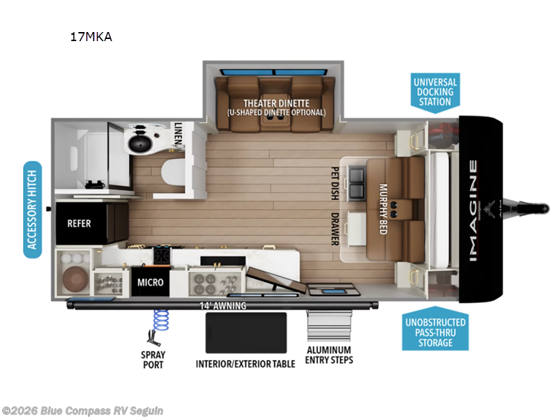 New 2027 Grand Design Imagine AIM 17MKA available in Seguin, Texas