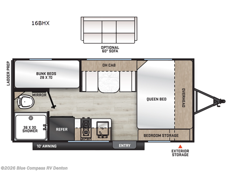 New 2027 Forest River Aurora Light 16BHX available in Denton, Texas