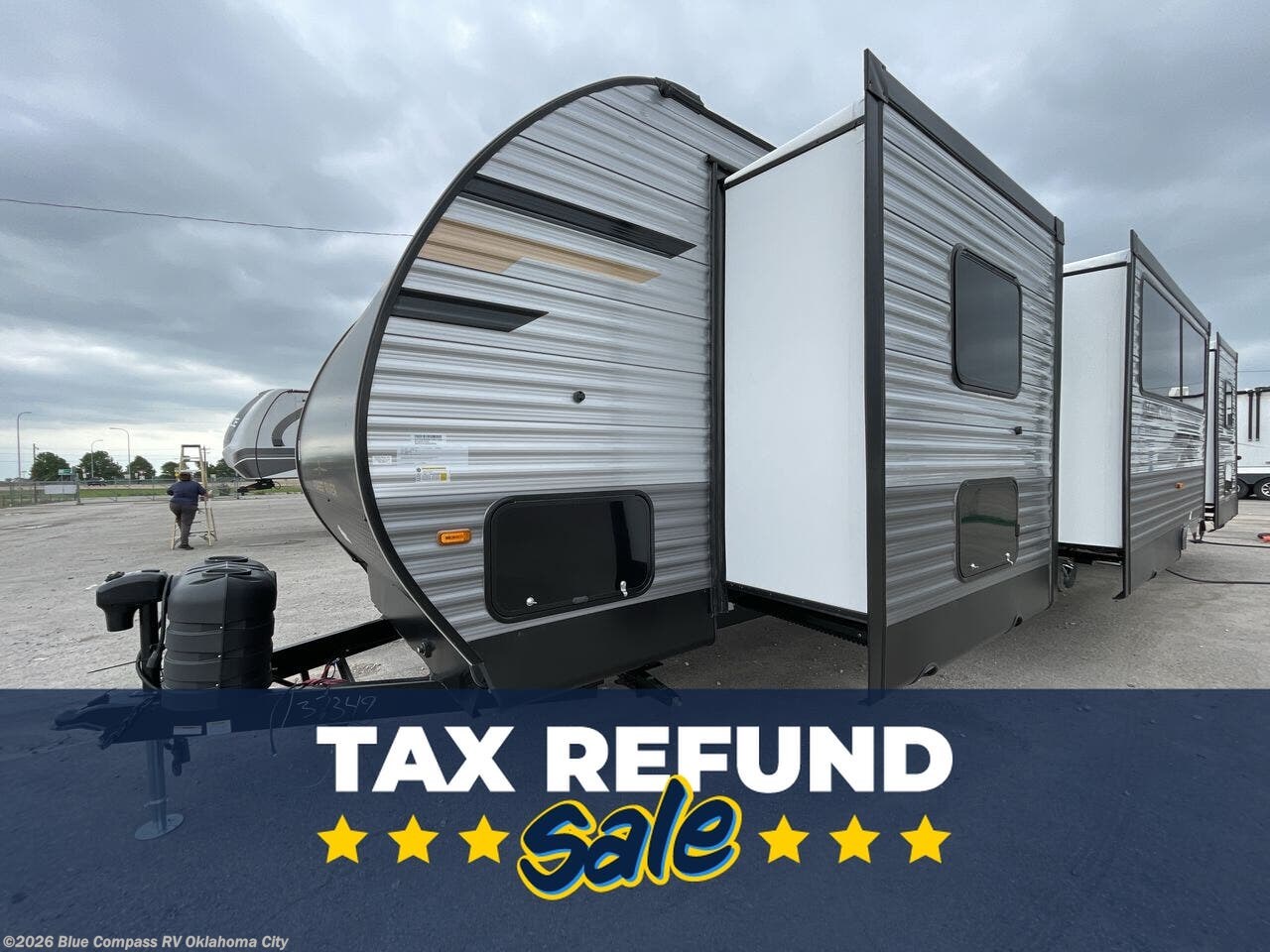 New 2026 Forest River Aurora 34BHTS (2 Queen Beds) available in Norman, Oklahoma