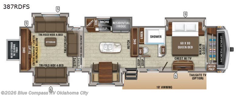 Used 2020 Jayco North Point 387RDFS available in Norman, Oklahoma