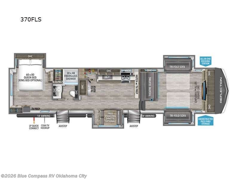 Used 2024 Grand Design Reflection 370FLS available in Norman, Oklahoma