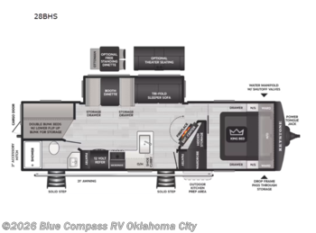 New 2027 Keystone Cougar Half-Ton 28BHS available in Norman, Oklahoma