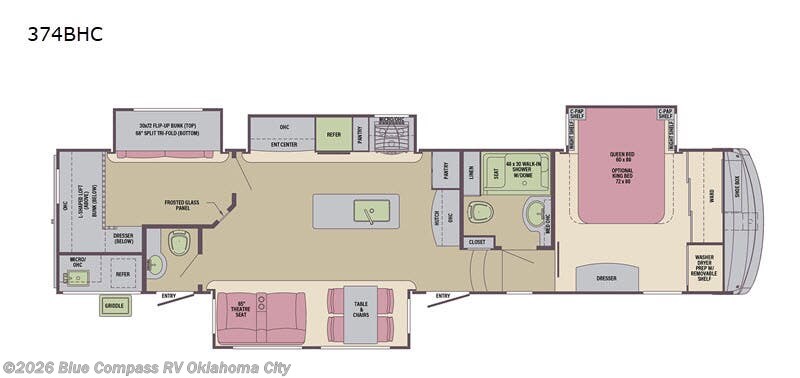 Used 2020 Palomino Columbus Compass 374BHC available in Norman, Oklahoma