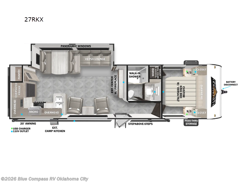 Used 2024 Forest River Wildwood 27RKX available in Norman, Oklahoma