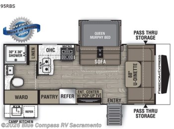 Used 2020 Coachmen Freedom Express Ultra Lite 195RBS available in Rancho Cordova, California