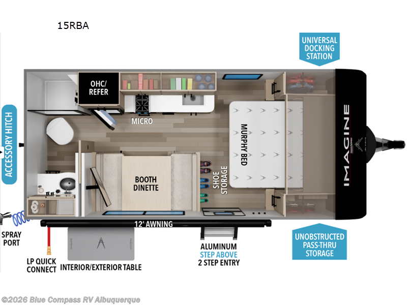 New 2027 Grand Design Imagine AIM 15RBA available in Albuquerque, New Mexico