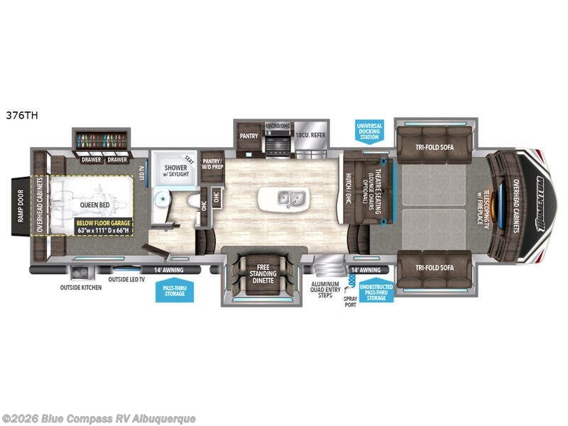 Used 2017 Grand Design Momentum 376TH available in Albuquerque, New Mexico