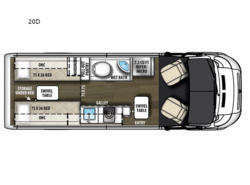 New 2027 Coachmen Nova 20D Li3 available in Souderton, Pennsylvania