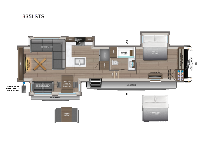 New 2027 Jayco Eagle 335LSTS available in Souderton, Pennsylvania