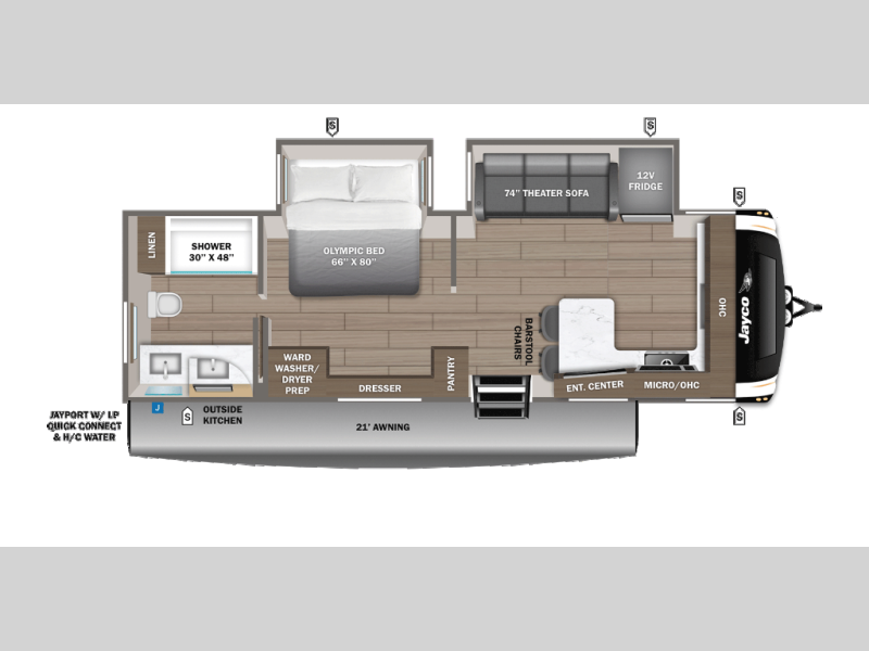New 2027 Jayco Eagle HT 265FKDS available in Souderton, Pennsylvania