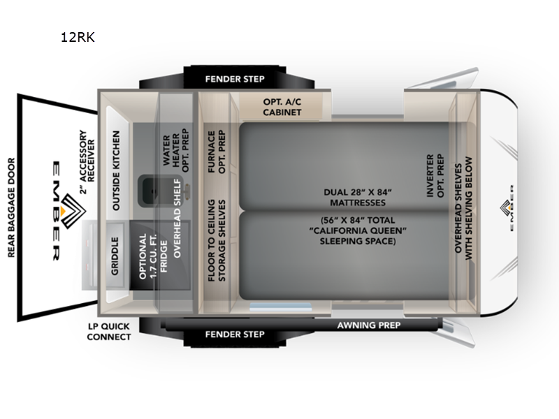 New 2027 Ember RV E-Series Spark LE 12RK available in Souderton, Pennsylvania