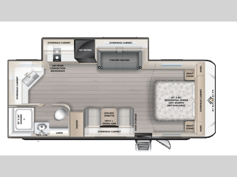 New 2027 Ember RV E-Series 22MLQ available in Souderton, Pennsylvania