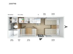 New 2027 Winnebago Micro Minnie 2000TRB available in Souderton, Pennsylvania