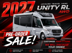 New 2027 Leisure Travel Unity U24RL AWD available in Souderton, Pennsylvania