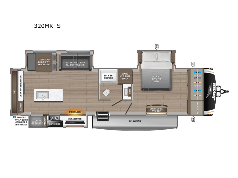 New 2026 Jayco Eagle HT 320MKTS available in Souderton, Pennsylvania