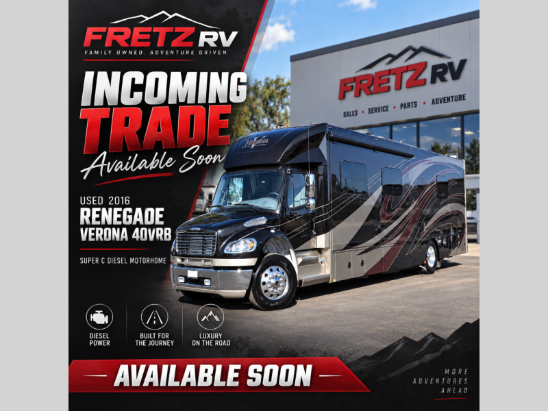Used 2016 Renegade RV Verona 40VRB available in Souderton, Pennsylvania