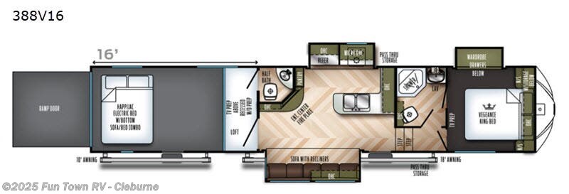 Used 2019 Forest River Vengeance 388V16 available in Cleburne, Texas