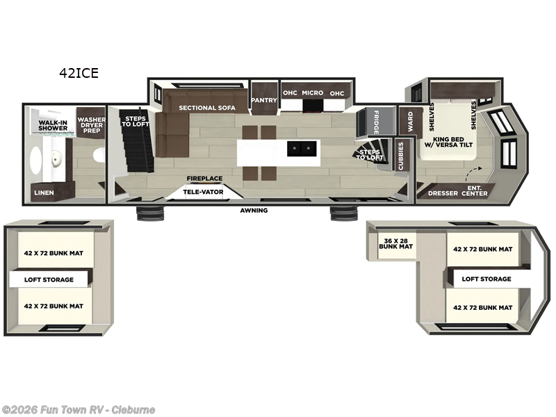New 2026 Forest River Wildwood Grand Lodge 42ICE available in Cleburne, Texas