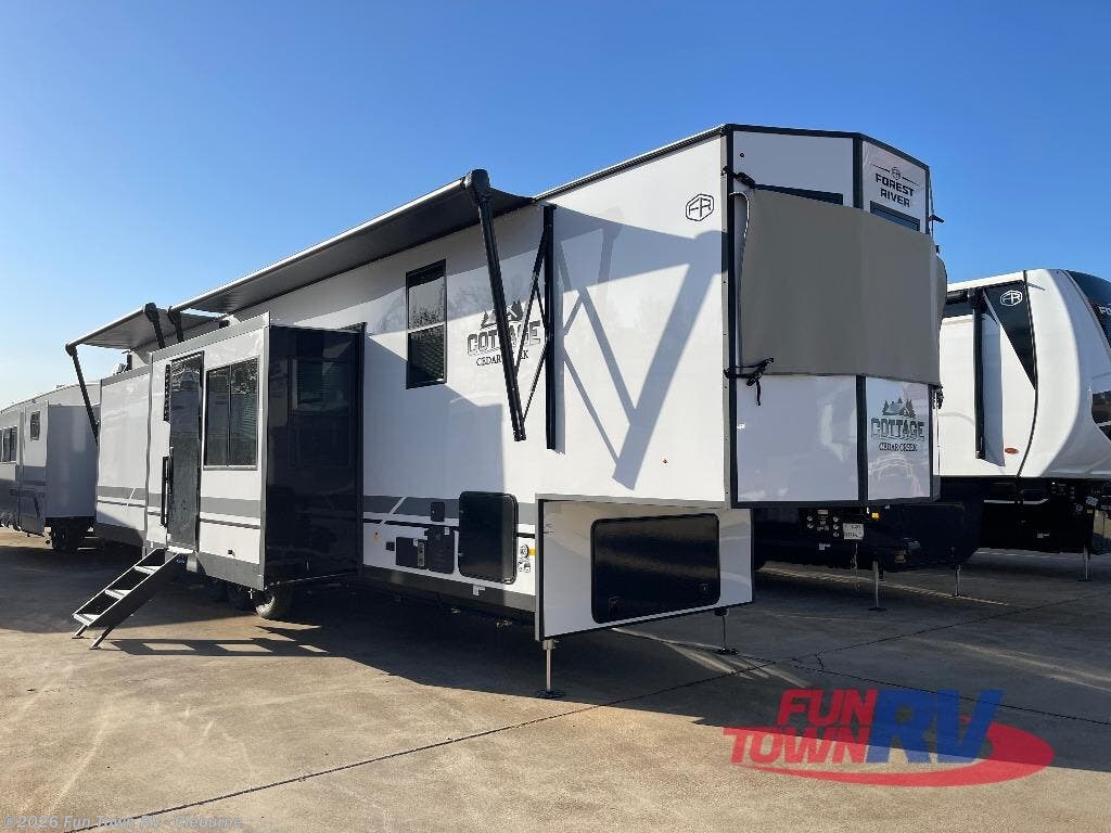 New 2026 Forest River Cedar Creek Cottage Fifth Wheels 413FWC available in Cleburne, Texas
