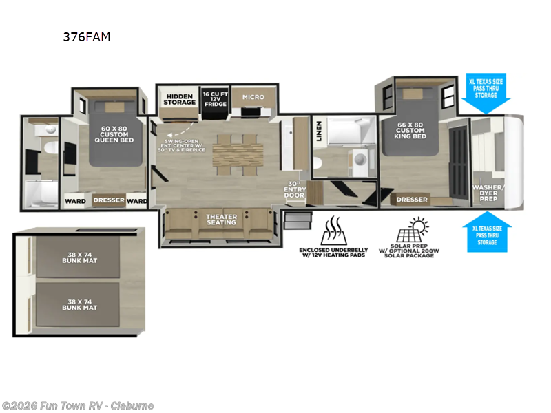 New 2026 Forest River Wildwood Heritage Glen 376FAM available in Cleburne, Texas