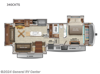 New 2022 Jayco North Point 340CKTS available in Wixom, Michigan