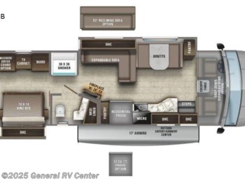 New 2023 Entegra Coach Vision XL 34B available in Wixom, Michigan