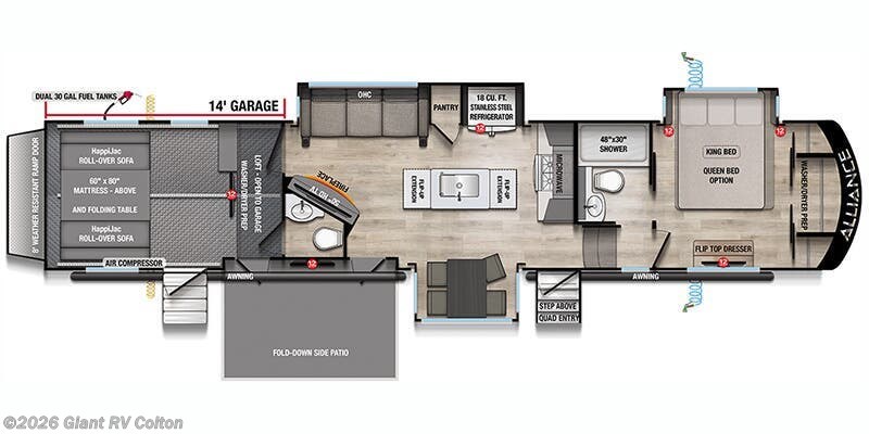 New 2026 Alliance RV Valor 42V14 available in Colton, California